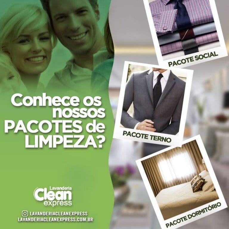 Pacotes Lavanderia Clean Express Itajaí